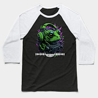 TECHNO FROG RAVE Baseball T-Shirt